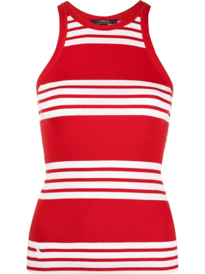 

Striped knitted tank top, Polo Ralph Lauren Striped knitted tank top