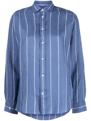 

Striped linen shirt, Polo Ralph Lauren Striped linen shirt