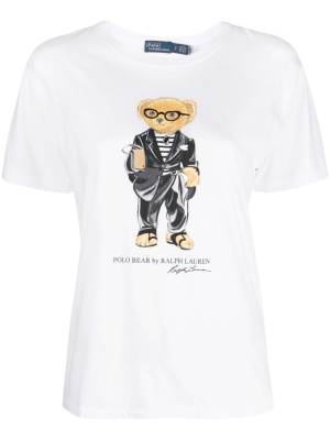 

Polo Bear cotton T-shirt, Polo Ralph Lauren Polo Bear cotton T-shirt