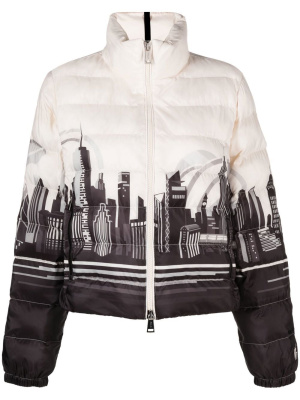 

New York-print puffer jacket, Polo Ralph Lauren New York-print puffer jacket