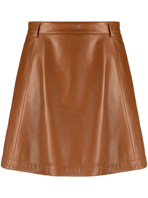 

A-line leather skirt, Polo Ralph Lauren A-line leather skirt