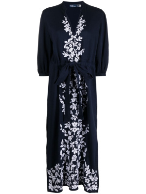 

Embroidered cotton dress, Polo Ralph Lauren Embroidered cotton dress