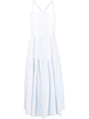 

Striped linen midi dress, Polo Ralph Lauren Striped linen midi dress