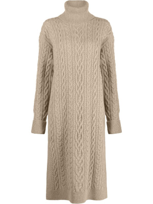 

Roll-neck cable-knit dress, Polo Ralph Lauren Roll-neck cable-knit dress