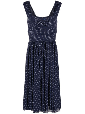 

Sleeveless polka-dot dress, Polo Ralph Lauren Sleeveless polka-dot dress
