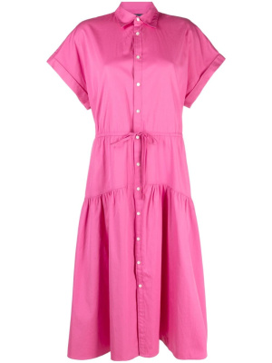 

Canna tiered cotton shirtdress, Polo Ralph Lauren Canna tiered cotton shirtdress