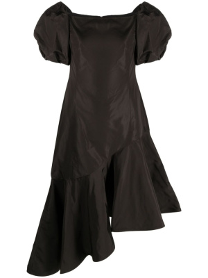 

Ruffled asymmetrical taffeta gown, Polo Ralph Lauren Ruffled asymmetrical taffeta gown