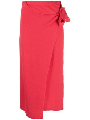 

High-waisted wrap midi skirt, Polo Ralph Lauren High-waisted wrap midi skirt