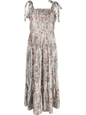 

Camile floral print pleated dress, Polo Ralph Lauren Camile floral print pleated dress