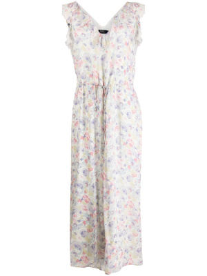 

Floral-print sleeveless jumpsuit, Polo Ralph Lauren Floral-print sleeveless jumpsuit