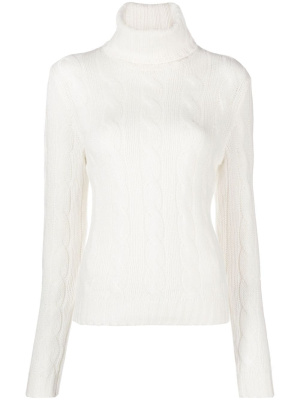 

Cable-knit roll-neck jumper, Polo Ralph Lauren Cable-knit roll-neck jumper