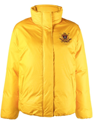 

Carly logo print puffer jacket, Polo Ralph Lauren Carly logo print puffer jacket