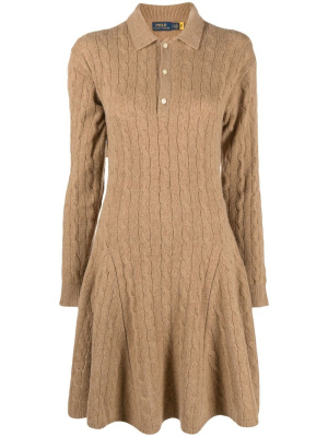 

Cable-knit polo dress, Polo Ralph Lauren Cable-knit polo dress