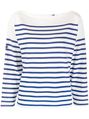 

Mariner striped cotton top, Polo Ralph Lauren Mariner striped cotton top