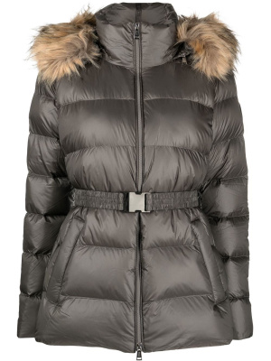 

Faux-fur hood padded jacket, Polo Ralph Lauren Faux-fur hood padded jacket