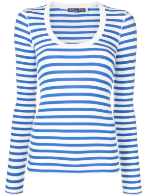 

Long-sleeve striped top, Polo Ralph Lauren Long-sleeve striped top