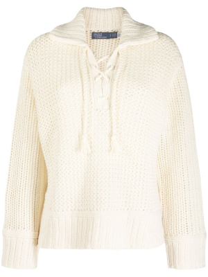 

Long-sleeved knitted pullover, Polo Ralph Lauren Long-sleeved knitted pullover