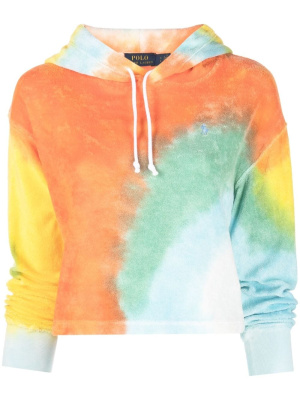 

Tie-dye detail hoodie, Polo Ralph Lauren Tie-dye detail hoodie