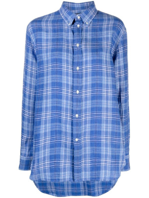 

Checked linen shirt, Polo Ralph Lauren Checked linen shirt