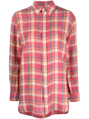 

Plaid check buttoned shirt, Polo Ralph Lauren Plaid check buttoned shirt