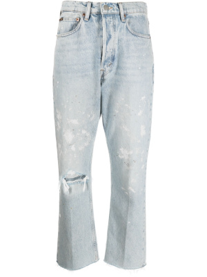 

Distressed-effect cropped jeans, Polo Ralph Lauren Distressed-effect cropped jeans