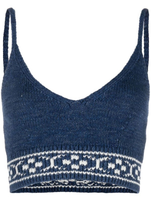

Cropped knitted top, Polo Ralph Lauren Cropped knitted top