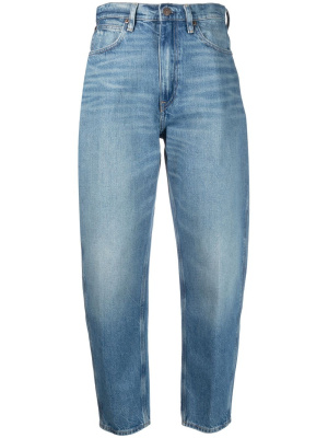 

Cropped tapered-leg jeans, Polo Ralph Lauren Cropped tapered-leg jeans