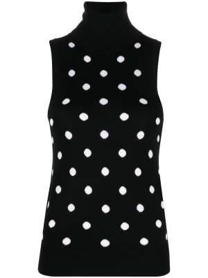 

Polka dot knit vest, Polo Ralph Lauren Polka dot knit vest