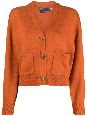 

Patch pocket knitted cardigan, Polo Ralph Lauren Patch pocket knitted cardigan