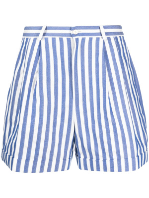 

Striped high-waisted shorts, Polo Ralph Lauren Striped high-waisted shorts