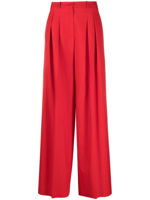 

Box-pleat wool palazzo trousers, Michael Kors Collection Box-pleat wool palazzo trousers