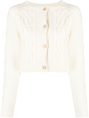 

Cable-knit cotton cardigan, Polo Ralph Lauren Cable-knit cotton cardigan