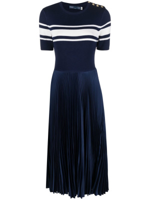 

Pleated knit dress, Polo Ralph Lauren Pleated knit dress