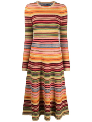 

Striped long-sleeve dress, Polo Ralph Lauren Striped long-sleeve dress