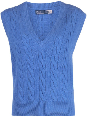

Cable-knit sweater vest, Polo Ralph Lauren Cable-knit sweater vest