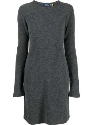 

Long-sleeve knit dress, Polo Ralph Lauren Long-sleeve knit dress