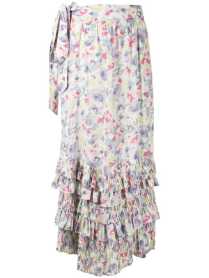 

Enra floral print midi skirt, Polo Ralph Lauren Enra floral print midi skirt