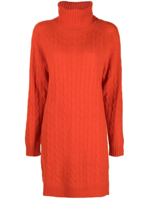 

Roll-neck cable-knit dress, Polo Ralph Lauren Roll-neck cable-knit dress