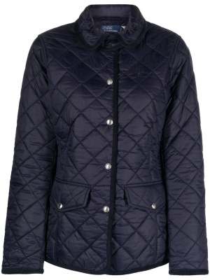 

Polo Polo-embroidered quilted jacket, Polo Ralph Lauren Polo Polo-embroidered quilted jacket