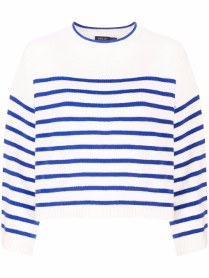 

Striped oversized cashmere jumper, Polo Ralph Lauren Striped oversized cashmere jumper