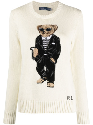 

Polo Bear cotton jumper, Polo Ralph Lauren Polo Bear cotton jumper