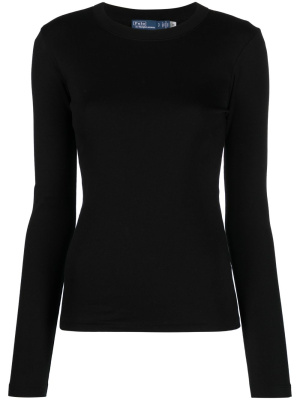 

Long-sleeve round-neck top, Polo Ralph Lauren Long-sleeve round-neck top