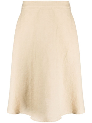 

Linen A-line midi skirt, Polo Ralph Lauren Linen A-line midi skirt