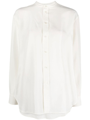 

Band-collar silk shirt, Polo Ralph Lauren Band-collar silk shirt