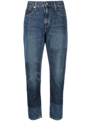 

High-rise straight-leg jeans, Polo Ralph Lauren High-rise straight-leg jeans