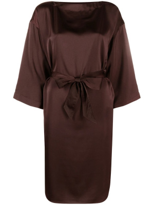 

Metallic belted shift-dress, Polo Ralph Lauren Metallic belted shift-dress