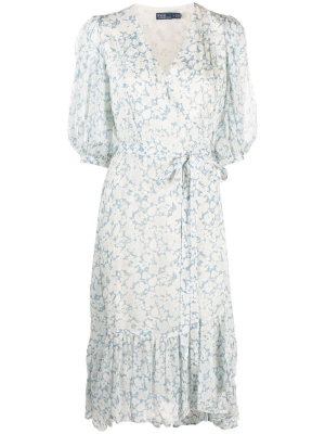 

Floral-print midi dress, Polo Ralph Lauren Floral-print midi dress