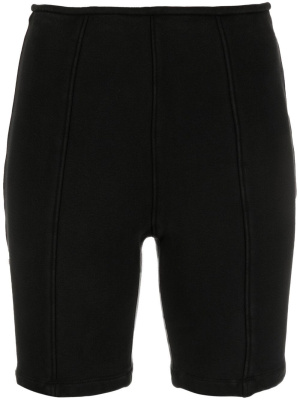

Piped-detail high-waist cycling shorts, Alexander Wang Piped-detail high-waist cycling shorts