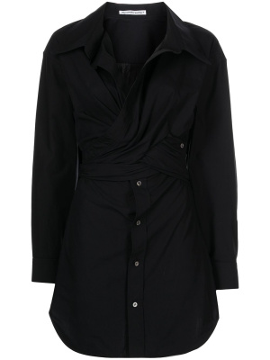 

Crossed front shirtdress, Alexander Wang Crossed front shirtdress
