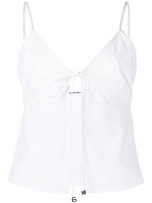 

Butterfly bow-tie camisole top, Alexander Wang Butterfly bow-tie camisole top